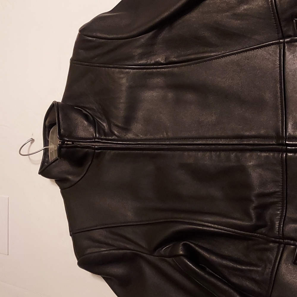 Alfani Genuine Leather Jacket